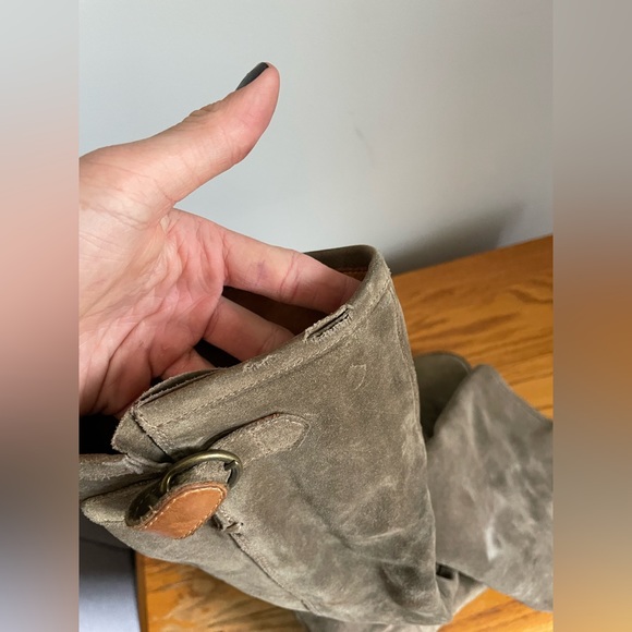 Fiorentini+Baker Suede Tan Knee High Riding Boots Womens Size EU 39 - Picture 5 of 10